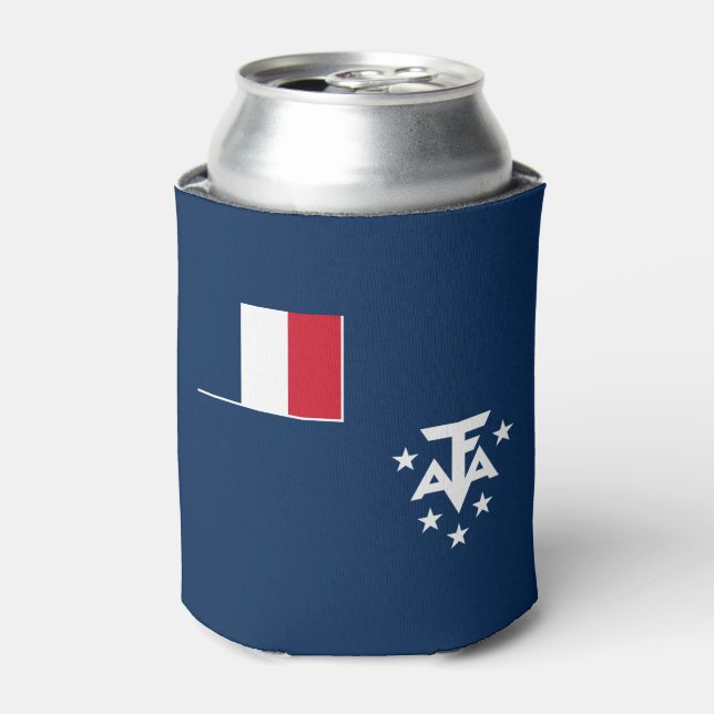French Southern Antarctic Lands Can Cooler (Can Front)