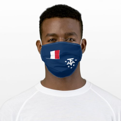 French Southern Antarctic Lands Flag Adult Cloth Face Mask