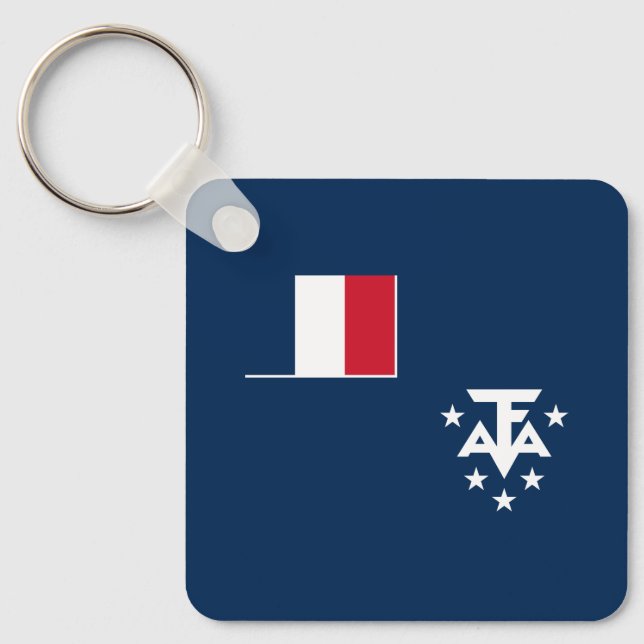 French Southern Antarctic Lands Keychain (Front)