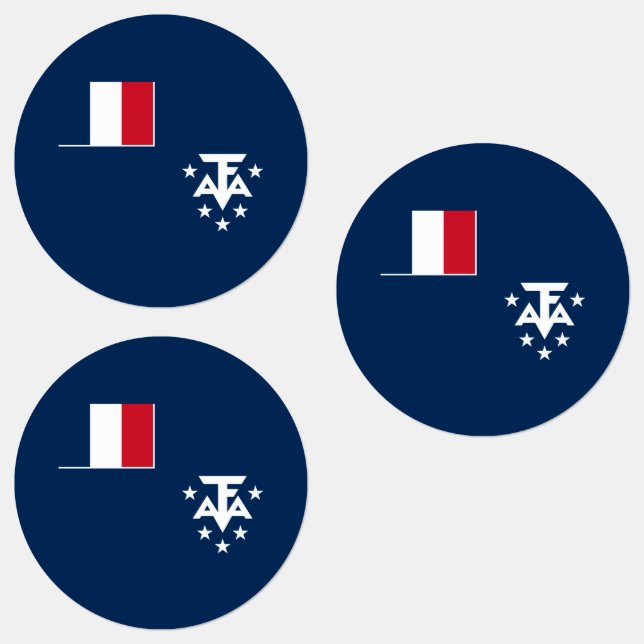 French Southern Antarctic Lands Labels (Group)