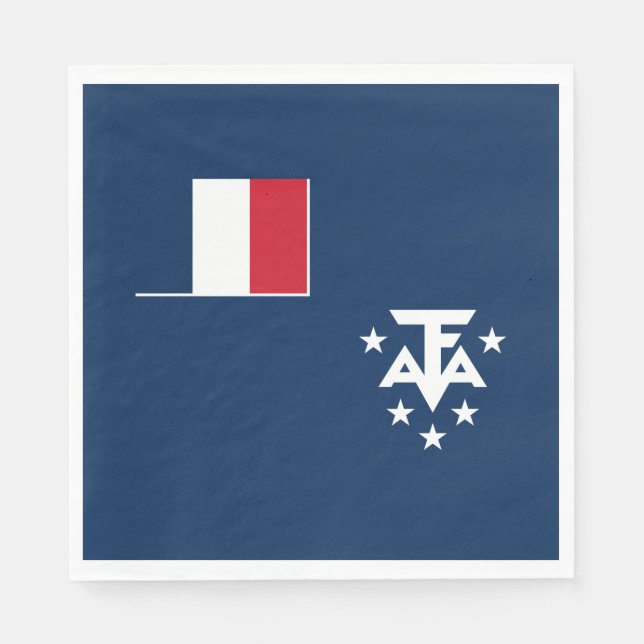 French Southern Antarctic Lands Napkins (Front)