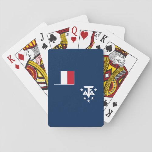 French Southern Antarctic Lands Poker Cards