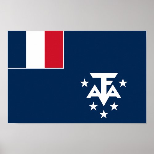 French Southern Antarctic Lands Poster