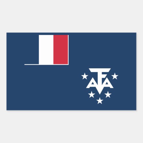 French Southern Antarctic Lands Rectangular Sticker