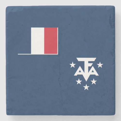 French Southern Antarctic Lands Stone Coaster