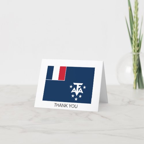 French Southern Antarctic Lands Thank You Card