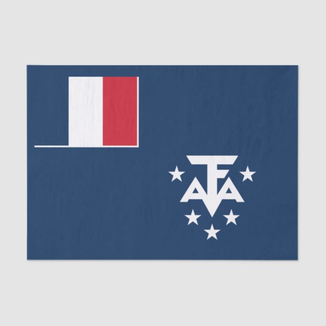 French Southern Antarctic Lands Tissue Paper (Front)
