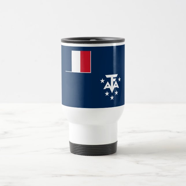 French Southern Antarctic Lands Travel Mug (Center)