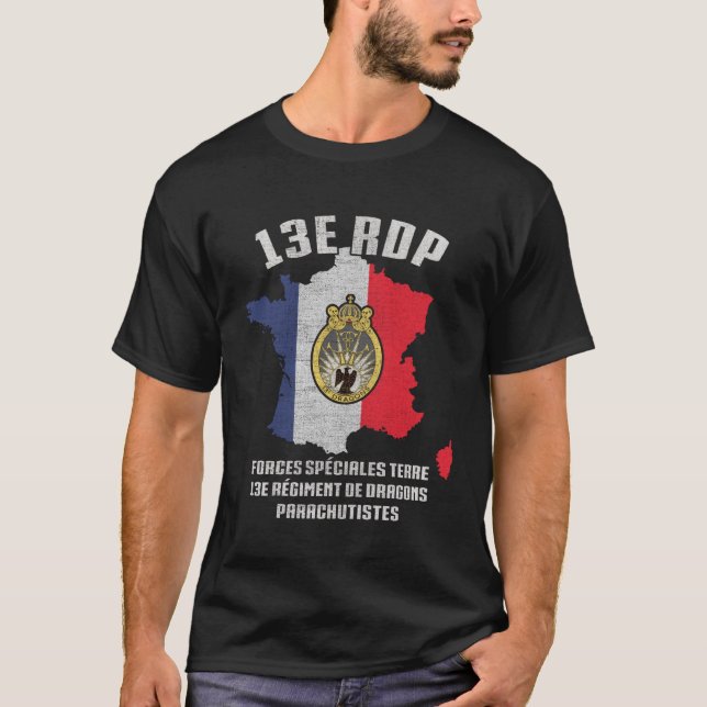 French Special Force RDP Parachute Dragoon Regimen T-Shirt (Front)