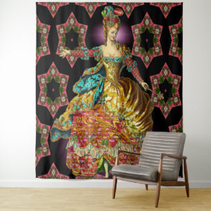 French Starry Flight Tapestry