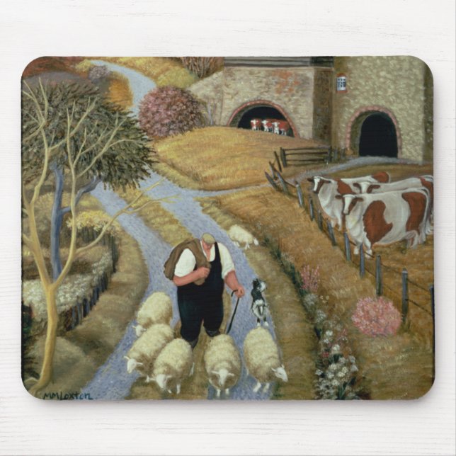 French Street Farm Mouse Pad (Front)