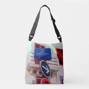 French Street Signs Crossbody Bag