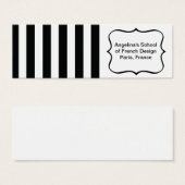 French Stripes in Black (Front & Back)