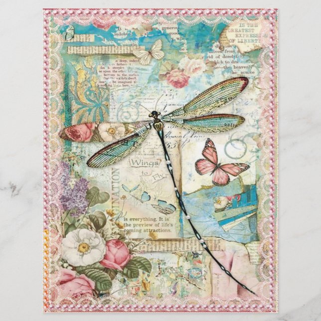 French Style Chic With Lace & Pearls Scrapbooking (Front)