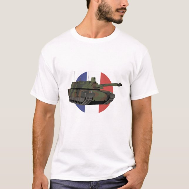 French Tank Leclerc with Flag (Front)