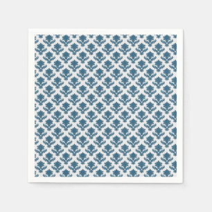 French Tapestry Blue and White Wedding Napkins