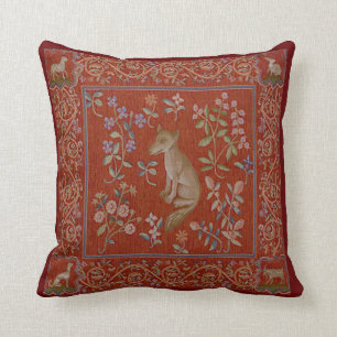 French Tapestry Throw Pillow