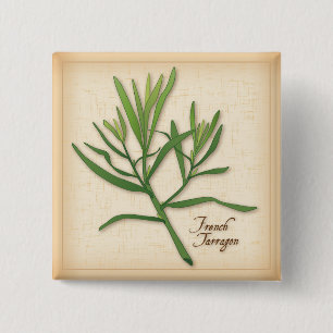 French Tarragon Herb Button