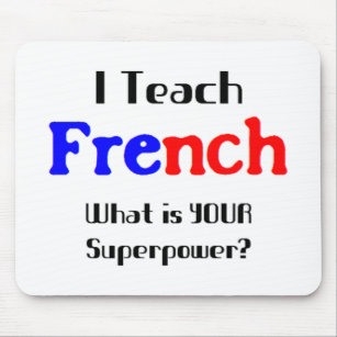 french teach mouse pad