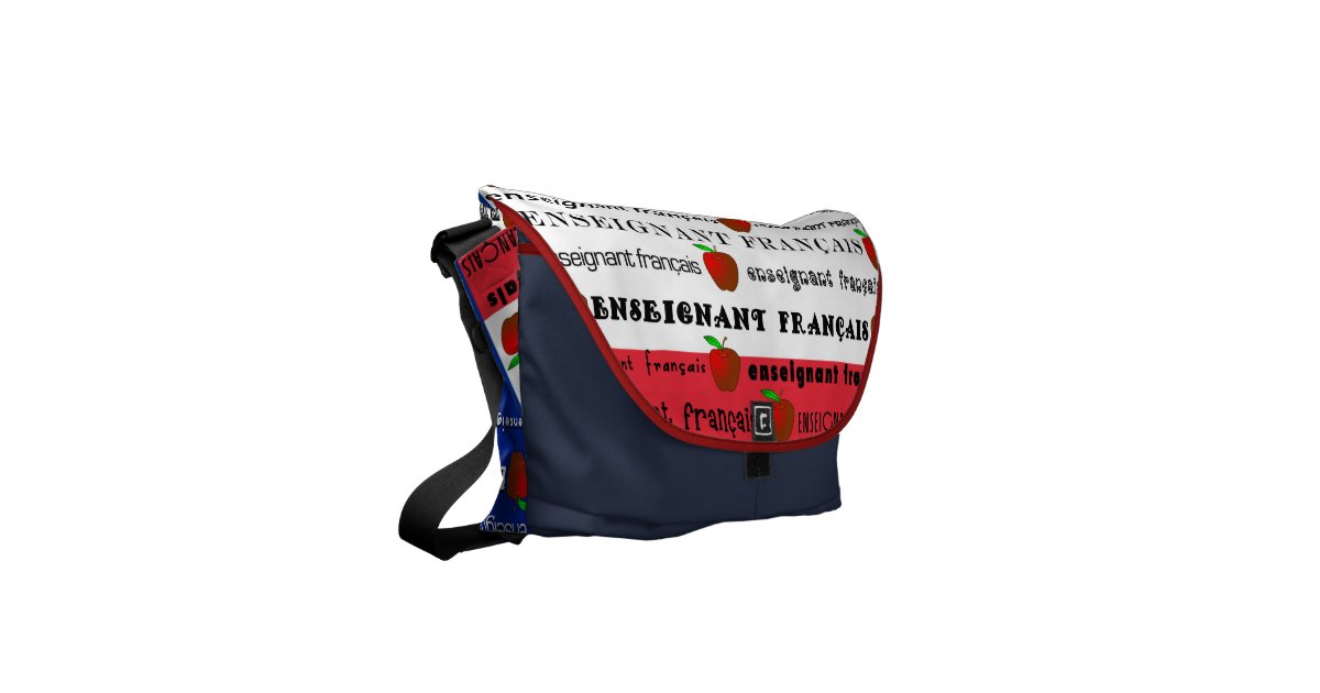 French Teacher Messenger Bag Zazzle