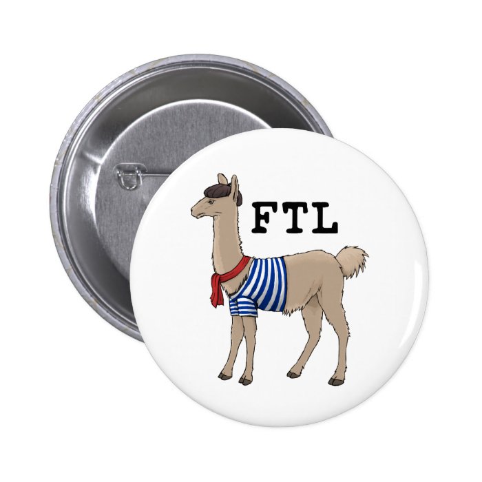 French the Llama Button