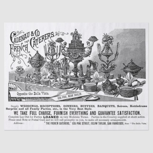 French Tissue or Decoupage Paper (Front)