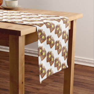 French Toast Brunch Breakfast Nook Diner Kitchen Short Table Runner