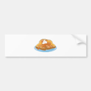 French Toast Bumper Sticker