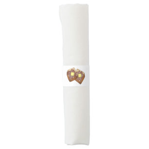 French Toast Butter and Syrup Diner Breakfast Food Napkin Bands