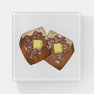 French Toast Butter and Syrup Diner Breakfast Food Paperweight