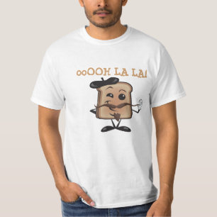 French Toast cartoon Bastille Day T-Shirt