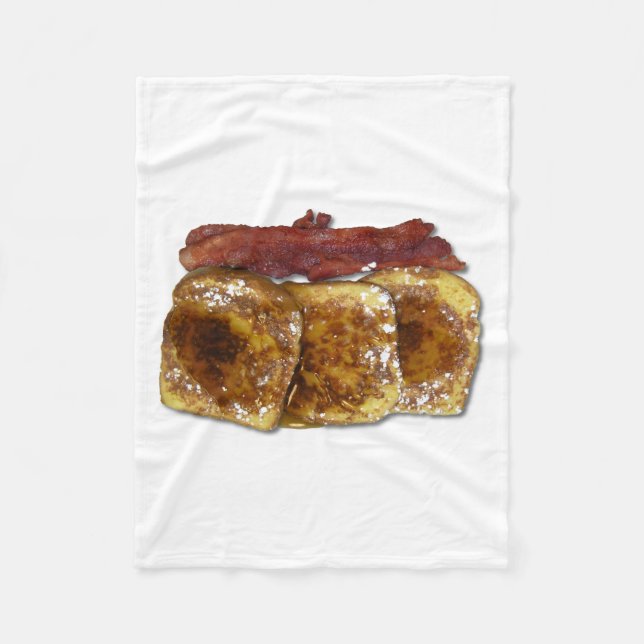 French Toast Fleece Blanket (Front)