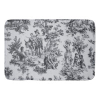 French toile de jouy black and white elegant