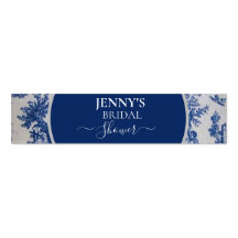 French Toile de Jouy Blue and White Bridal Shower