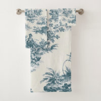 French toile de jouy sage green elegant
