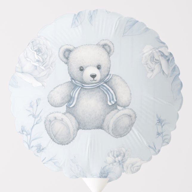 French toilet paper with floral pattern and bear balloon (Front)