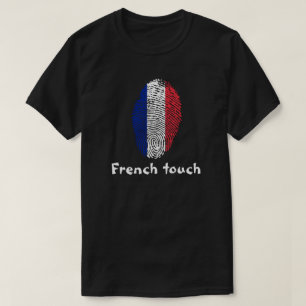 French touch fingerprint flag T-Shirt