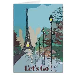 French Tower Eiffel Cards