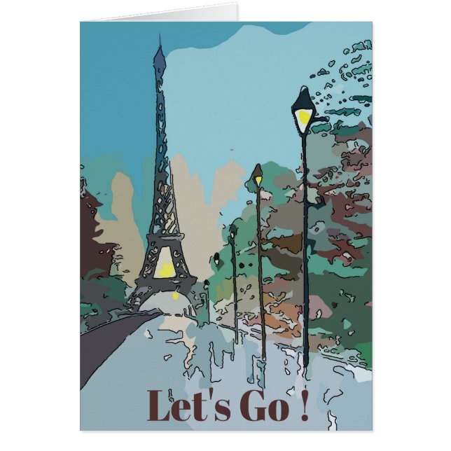 French Tower Eiffel Cards (Front)