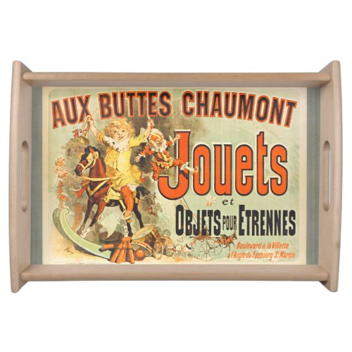 French Toy Joets Friends Poster Serving Tray