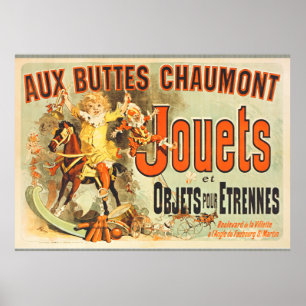 French Toy Joets Friends Vintage Poster  
