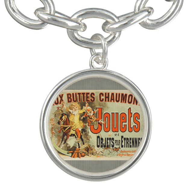 French Toy Joets Friends Vintage Poster   Bracelet (Design)