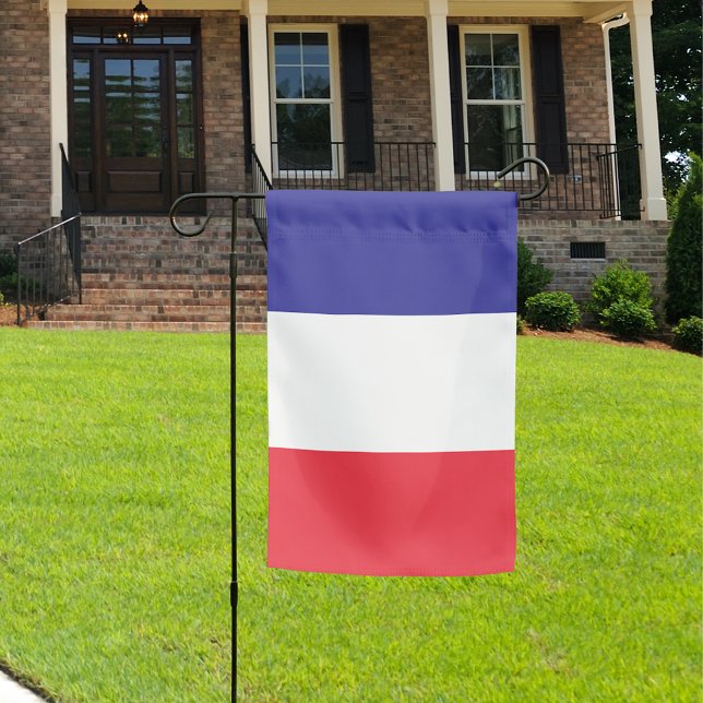 French Tricolor Blue White & Red Country Garden Flag (French Tricolor Blue White & Red Country Garden Flag)