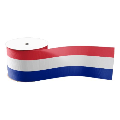 French Tricolor Flag  France holiday sports Grosgrain Ribbon