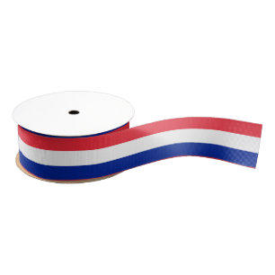 French Tricolor Flag & France holiday /sports Grosgrain Ribbon