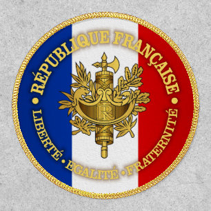 French Tricolour & Emblem Patch