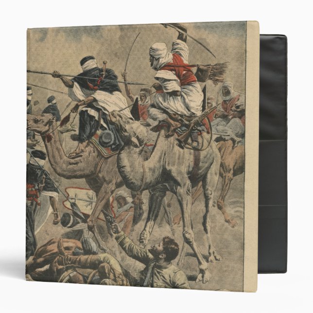 French troops in Sahara Binder (Front/Inside)