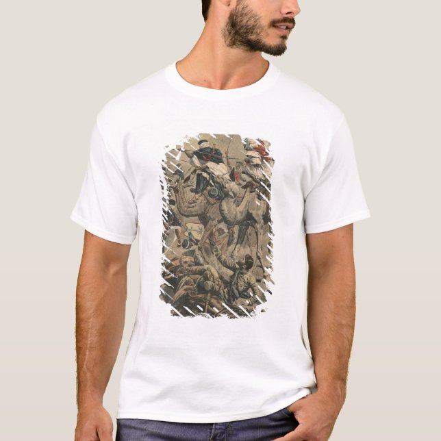French troops in Sahara T-Shirt (Front)