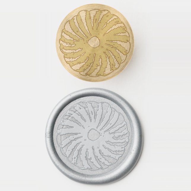 French Twist Glazed Donut Doughnut Brunch Pastry Wax Seal Stamp (Stamped)
