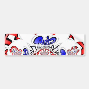 French Twist Hakuna Matata: Unique Cultural Blend  Bumper Sticker